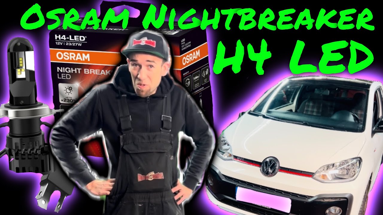 VW up! GTI Umbau auf Osram H4 LED Nightbreaker - Einbauanleitung Tutorial