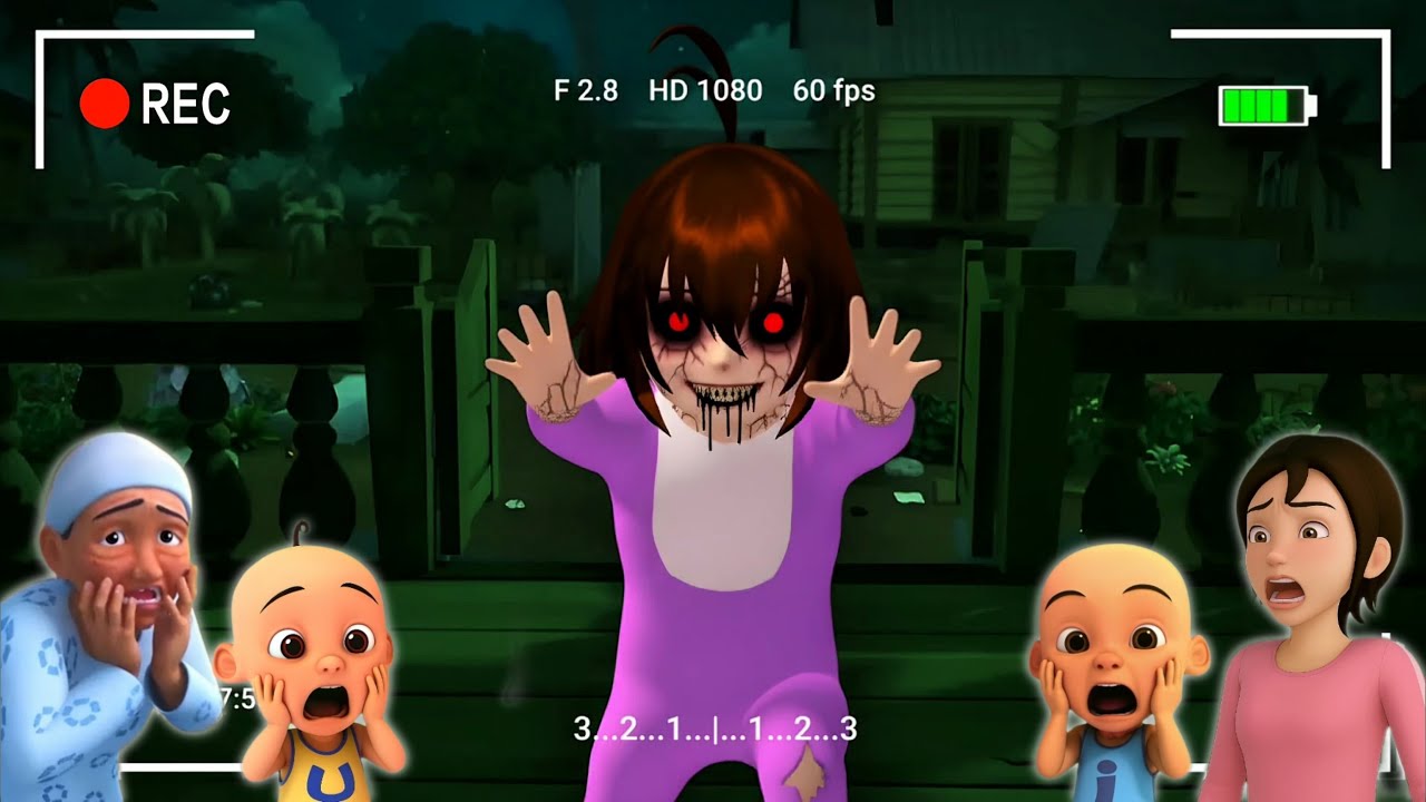 TEREKAM CCTV!! Nampak Hantu BABY CELINE Didepan Rumah Upin Ipin
