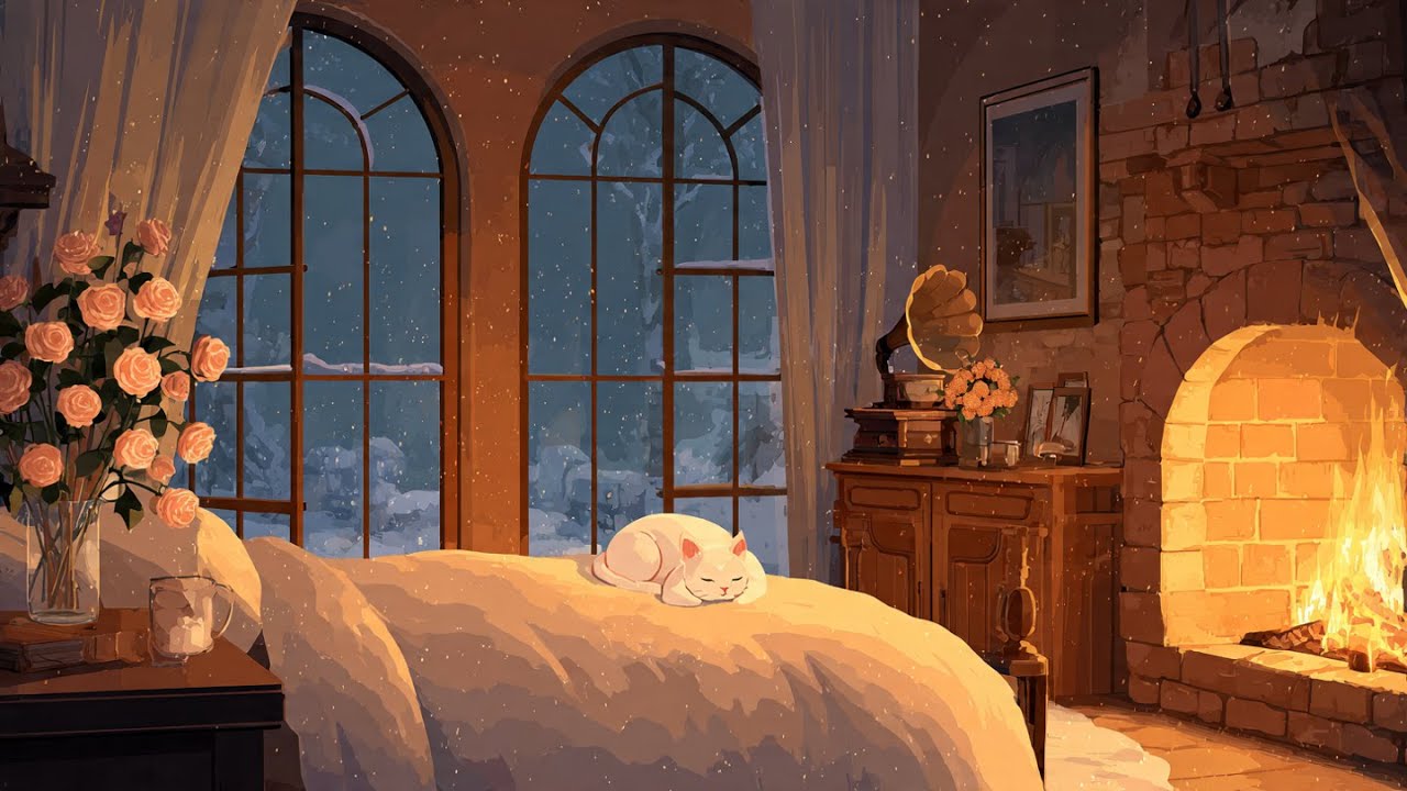 it's 1940s and you're listening to vintage jazz on a cozy rainy night, Vol. 8