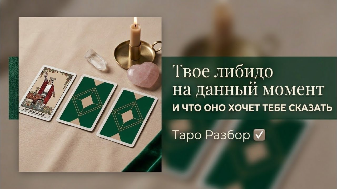 ТАРО ЛИБИДО: 3 Варианта — Что Твоё Тело Хочет НА САМОМ ДЕЛЕ? 🔥 От Брони до Королевы!