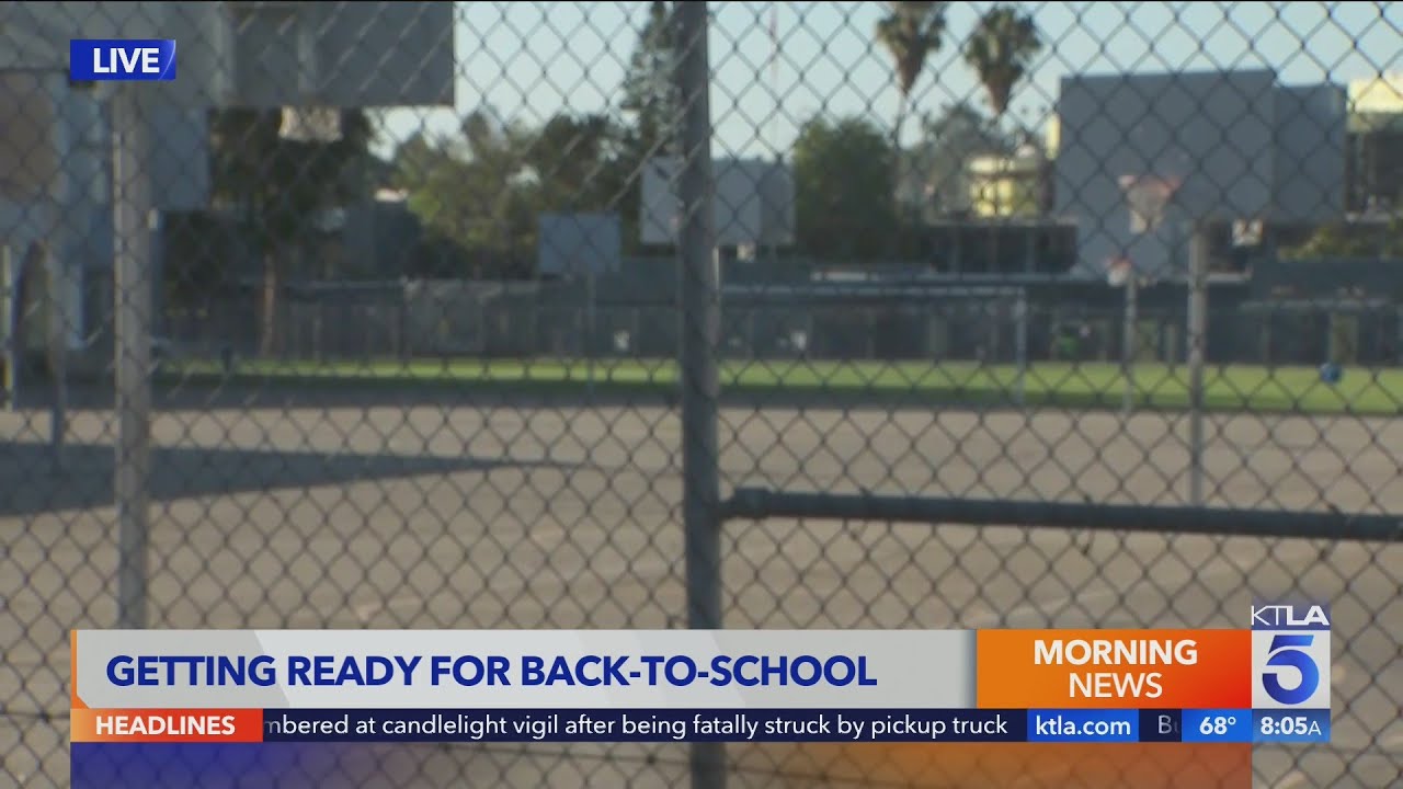 Thousands of kids at L.A. area schools get ready to return to the classroom