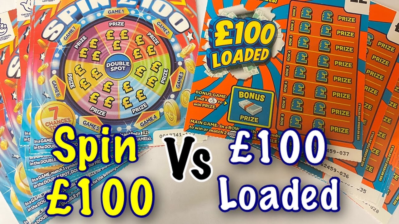 Spin &pound;100 Vs &pound;100 Loaded