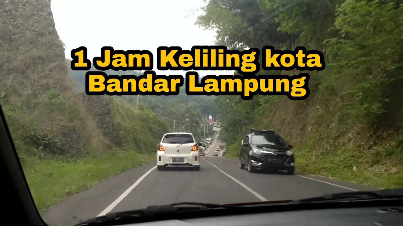 1 Jam Keliling Melihat Kondisi Jalan kota Bandar Lampung