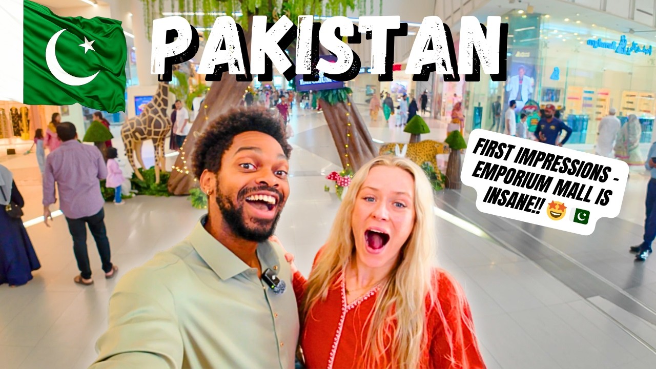 PAKISTAN First Impressions! 🇵🇰 Emporium&nbsp;Mall & Trying Local Clothes 🤩