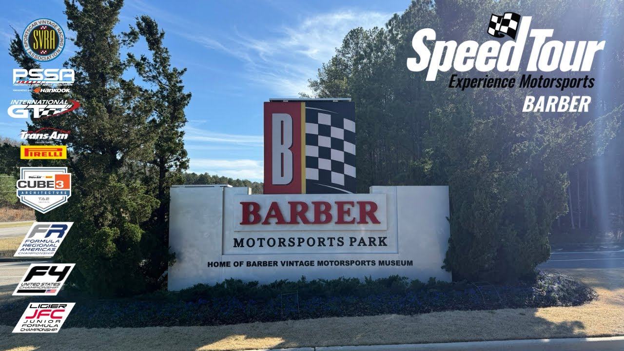 Barber: SpeedTour Debut — SVRA + Trans Am Qualifying, FR Americas R1, F4 U.S. R1, Ligier, IGT