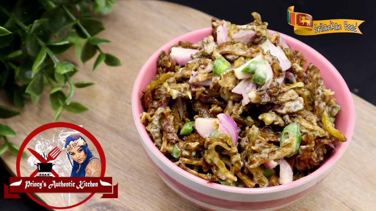 Pavakkai Sambal | பாகற்காய் சம்பல் | Bitter Gourd Salad | Sri Lankan Food