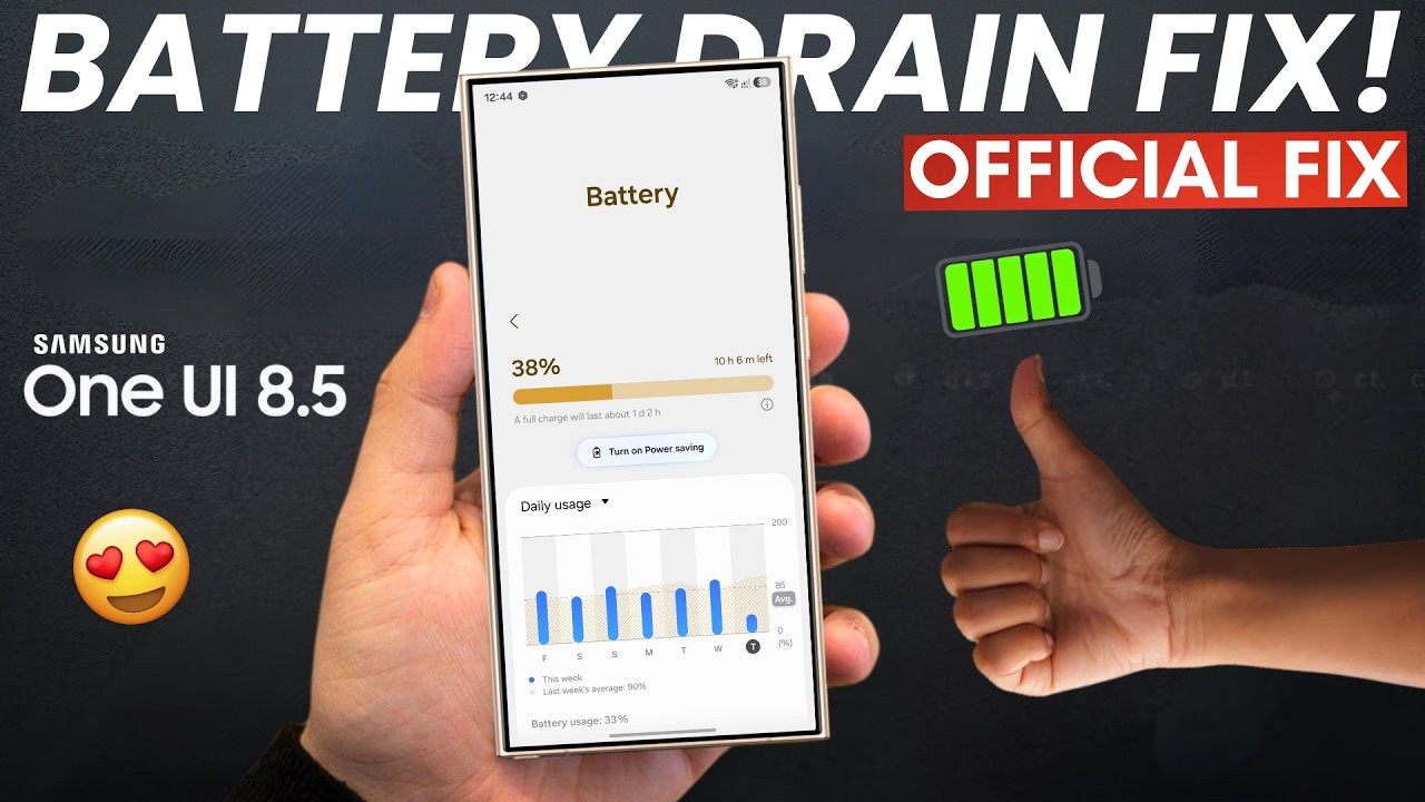 Проблема быстрой разрядки аккумулятора в Samsung One UI 8.5 &mdash; РЕШЕНИЕ!