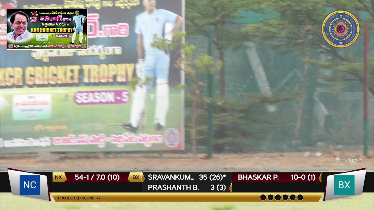 KCR CRICKET TROPHY || SIDDIPET || SEASON-5 || NASAPURA CHARGERS XI vs BOREWELLS XI