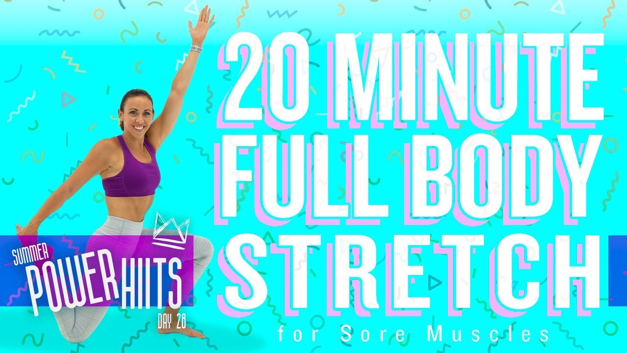 20 Minute Full Body Stretch for Sore Muscles | Sydney Cummings