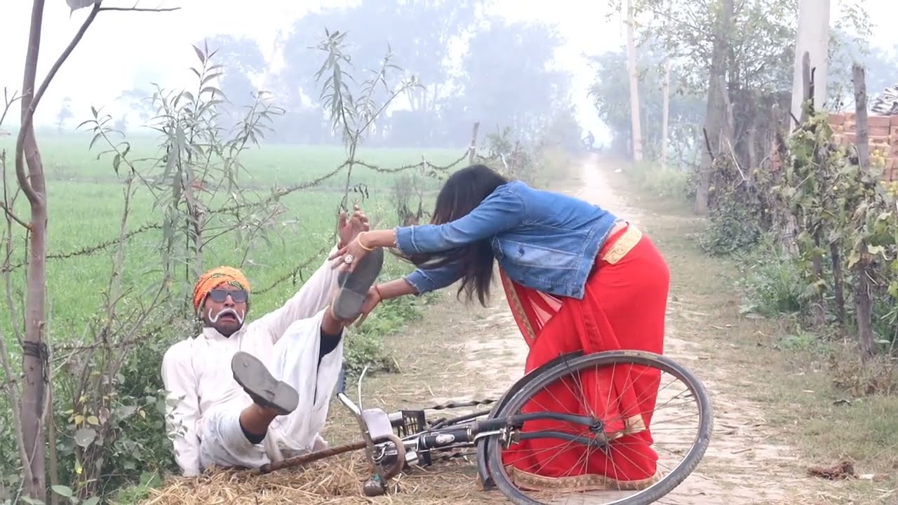 ताऊ की साइकिल में टकराई लुगाई||Dhanni tau ki comedy Kamal javiya ki comedy jhutharam ki comedy||2026