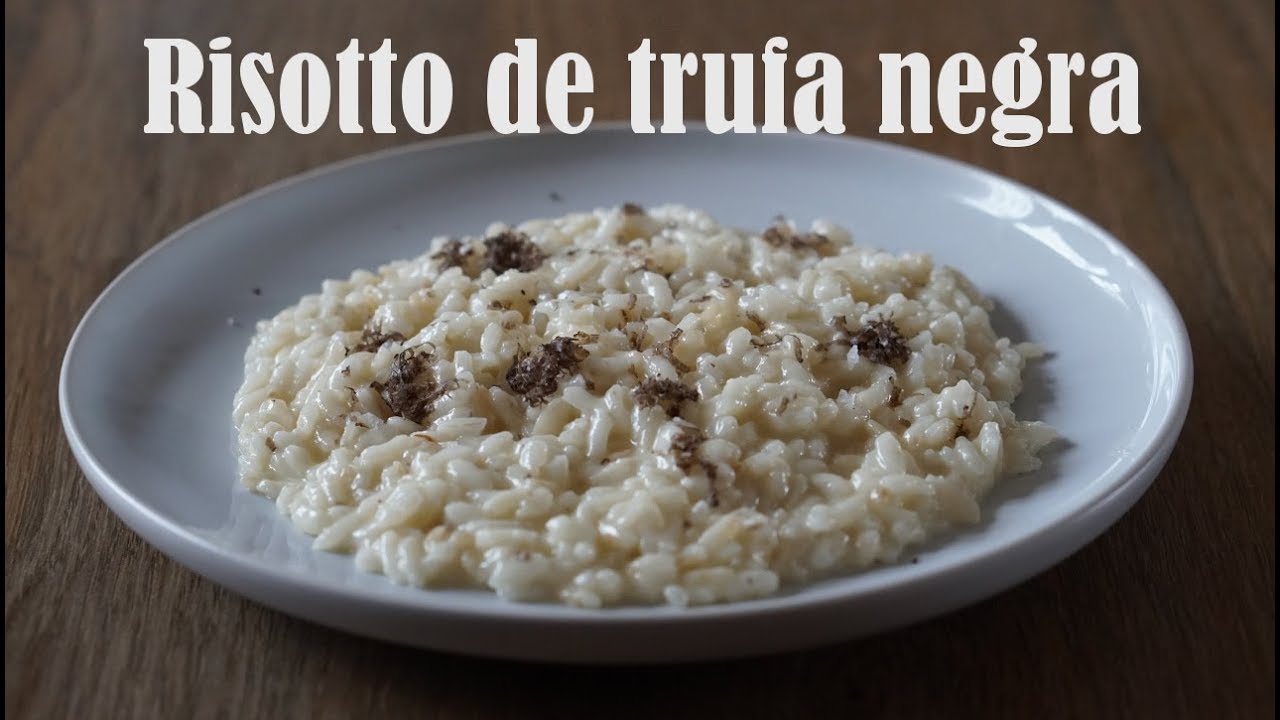 Risotto de trufa negra
