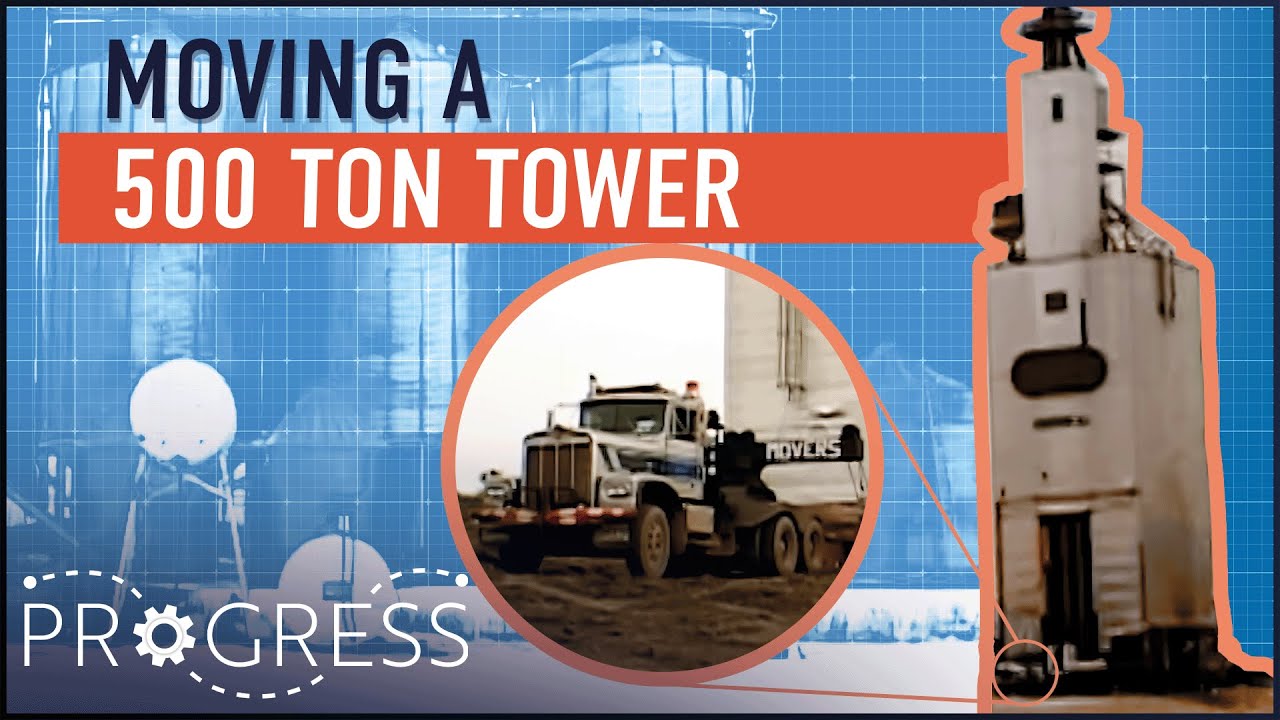 How Can These Trucks Pull 500 Ton Towers Across Town? | Huge Moves