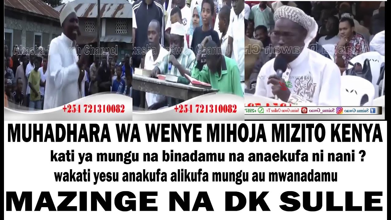 MAZINGEA ALIPOMKARIBISHA DK SULE NCHINI KENYA HOJA ZA HATARI SANA JUU YA UUNGU WA YESU/ DINI YAJE ..