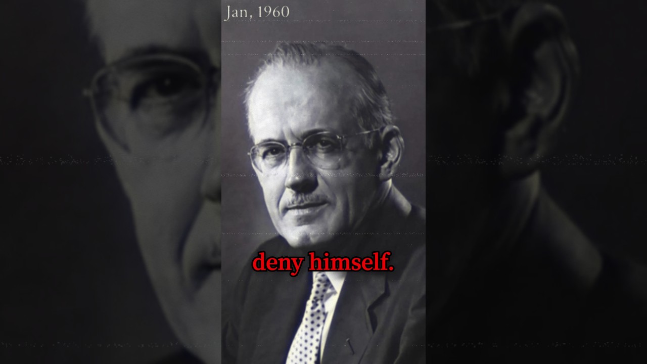 A.W. Tozer | Come and Deny Yourself #awtozer #Jesus #follow