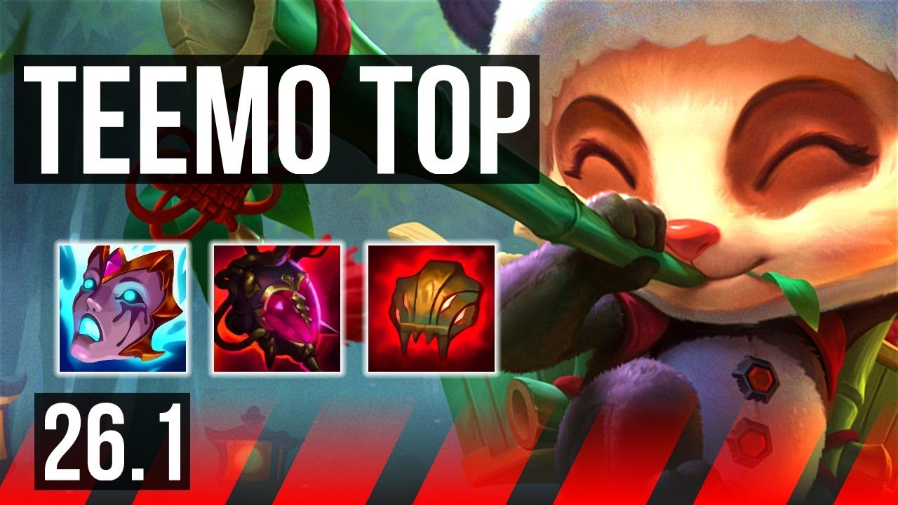 TEEMO vs MALPHITE (TOP) | Good KDA: 9/2/15, Fleet Footwork, 58K damage | EUW Master | 26.1