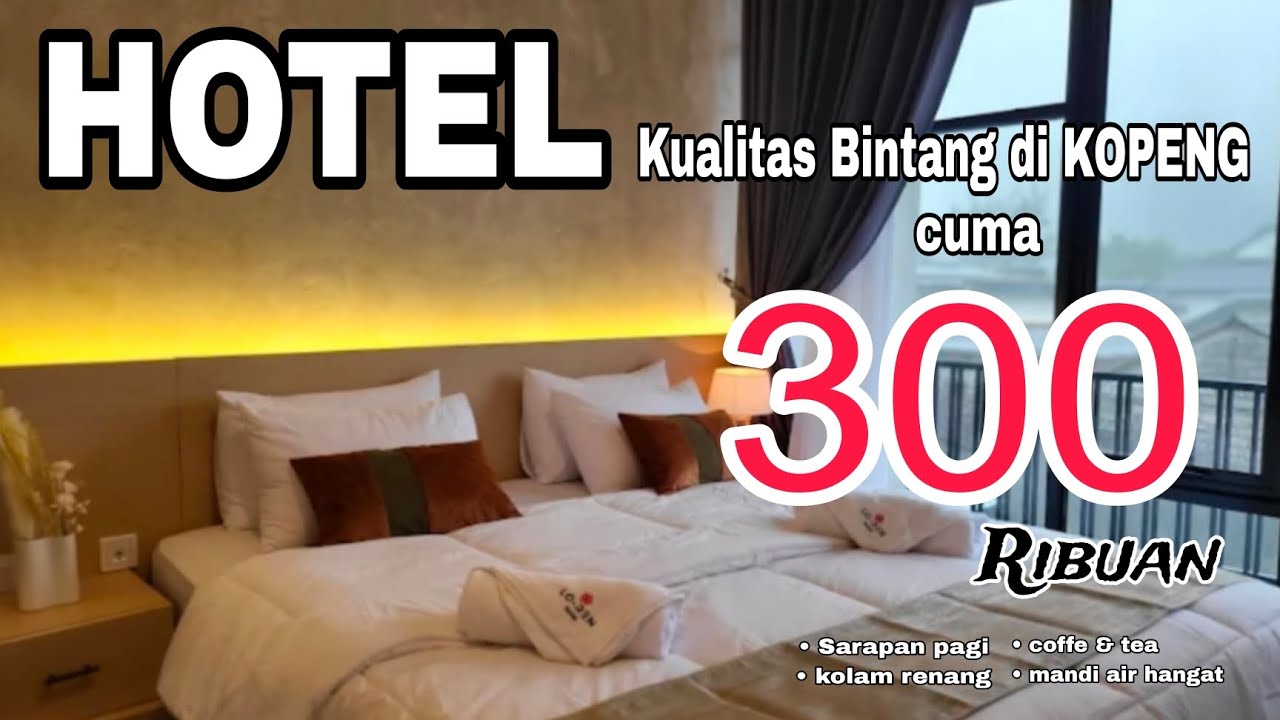 HOTEL TERBARU DI KOPENG, MURAH, MEWAH, ADA KOLAM RENANGNYA. DEKAT TMPT WISATA | LO REN HOTEL KOPENG