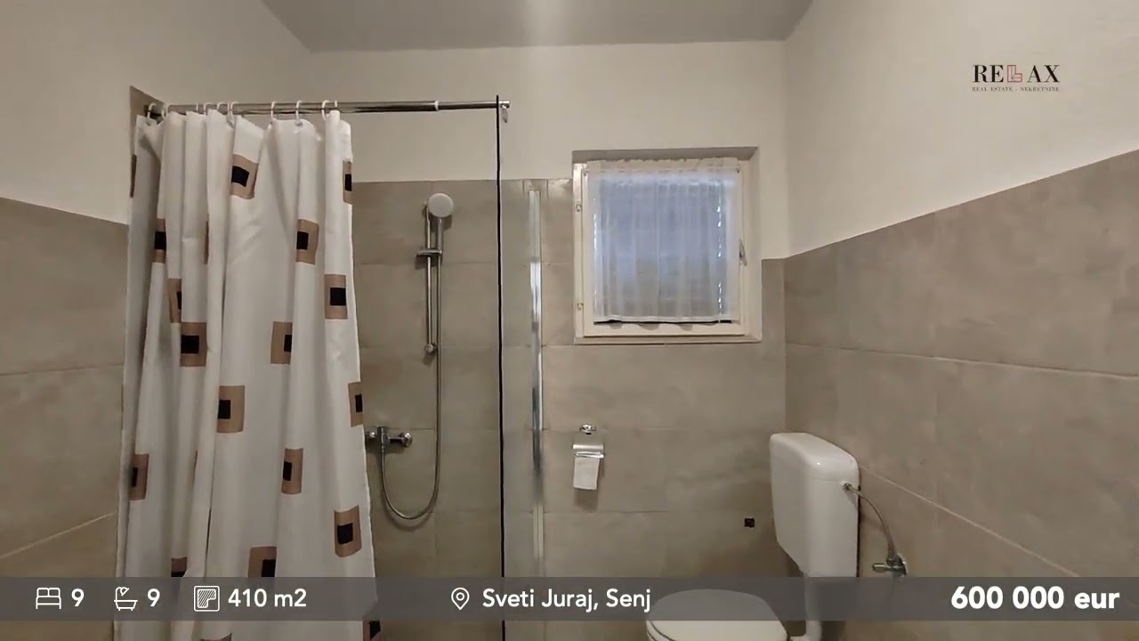 Senj, Sveti Juraj | kuća sa tri etaže u prvom redu do mora