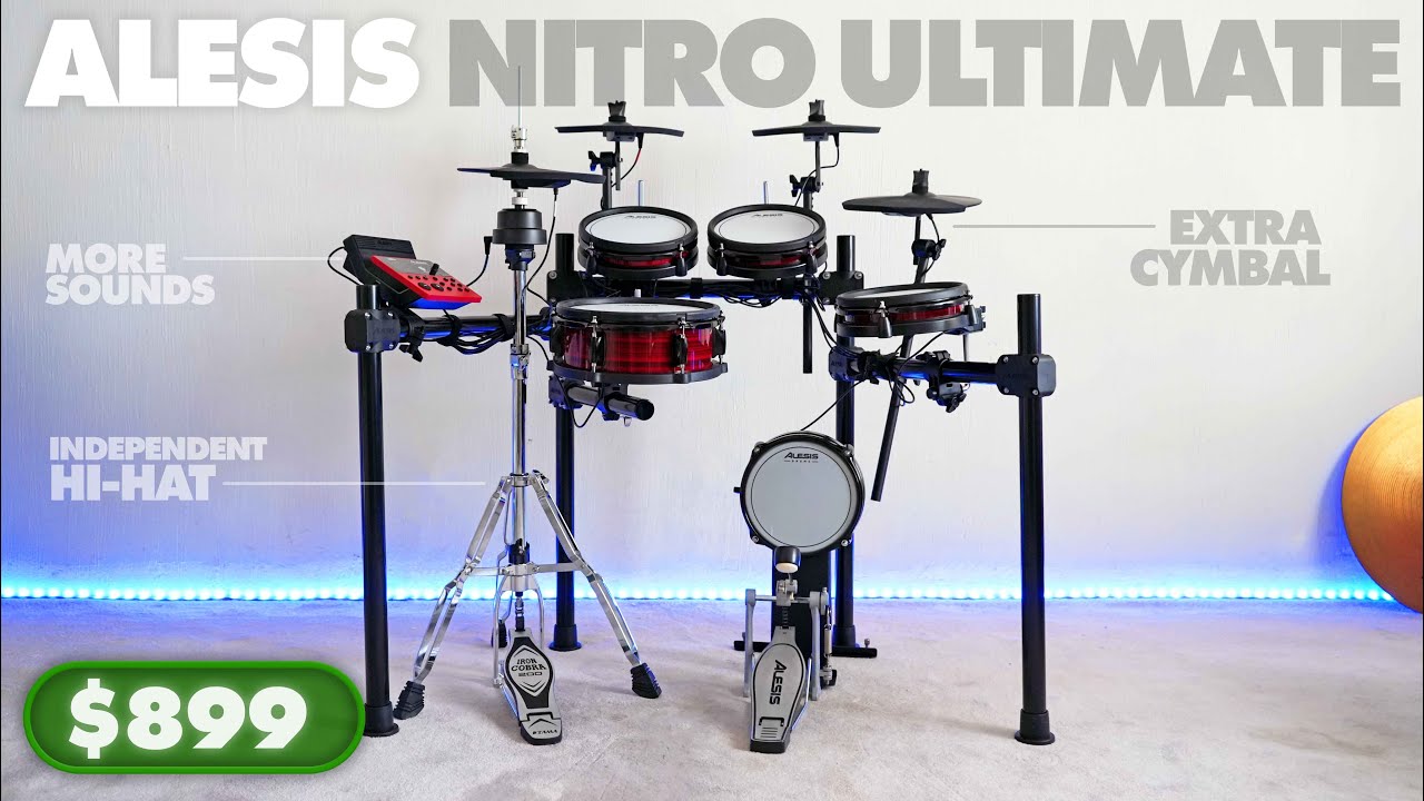 Это самая полная ударная установка Alesis Nitro - Alesis Nitro Ultimate