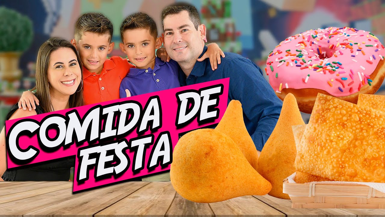 Todas as Comidas da Festa de 6 Anos dos Twinos