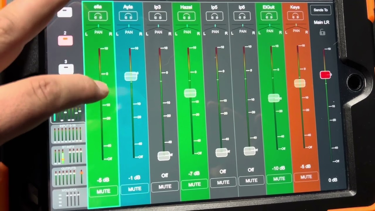 Mixing Floor Monitors - sound check - CQ18t