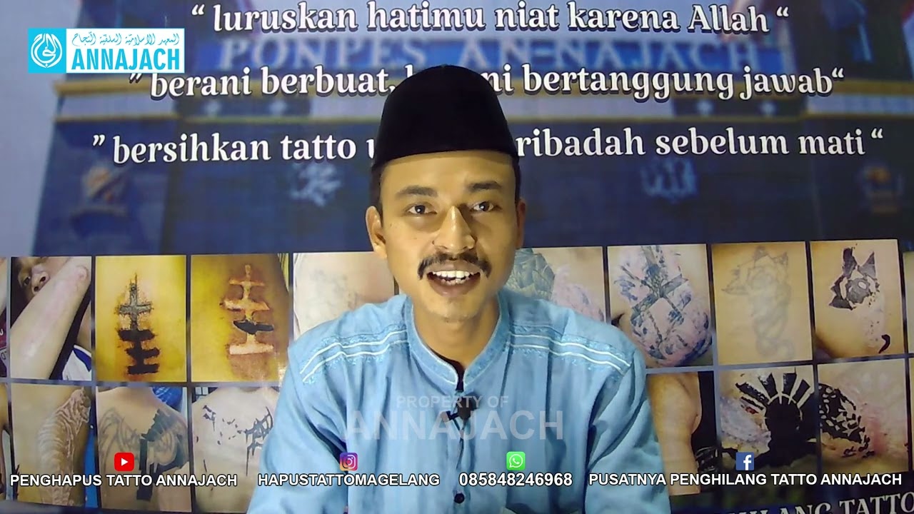 TERUNTUK YANG INGIN MENGHAPUS TATTO