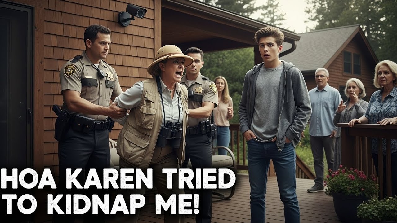 HOA Karen Tried to Kidnap My Son at the Cabin—She Didn’t Know He’s FBI Martial-Arts Trained!