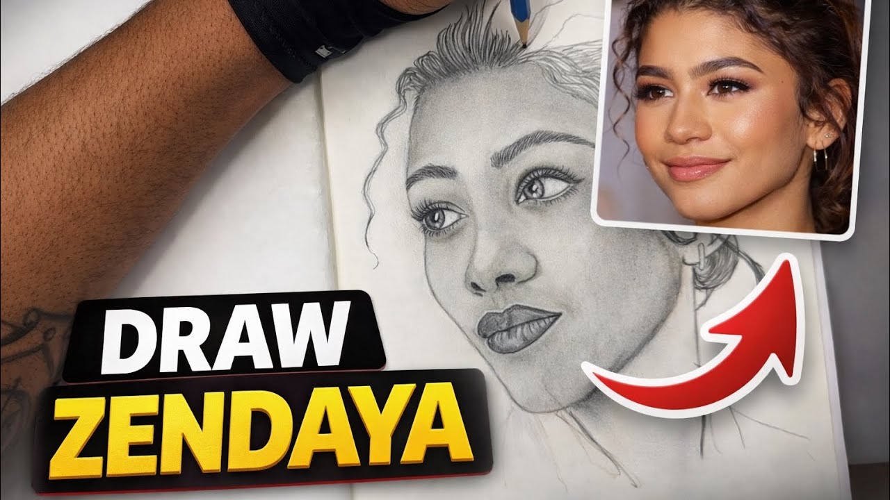        Drawing Zendaya — Can I Pull This Off?