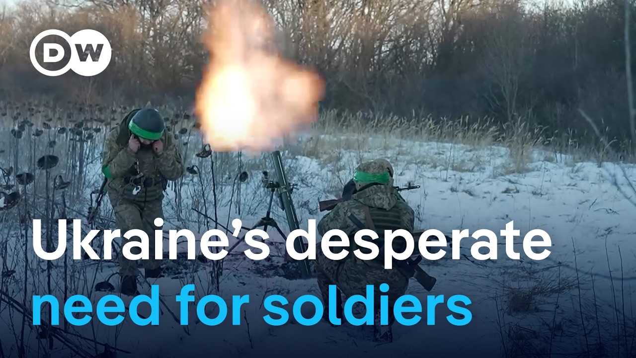 Ukraine under pressure to lower conscription age | DW News