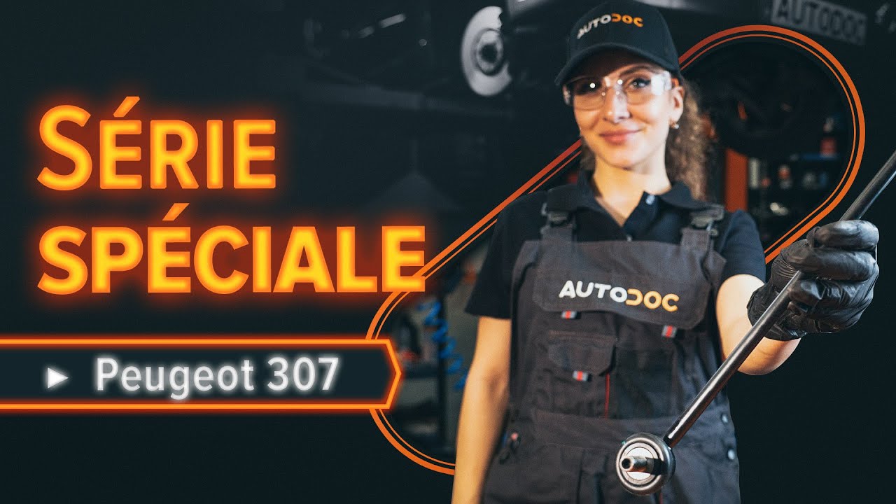 Comment remplacer une biellette de barre stabilisatrice avant sur PEUGEOT 307 SW [TUTORIEL AUTODOC]