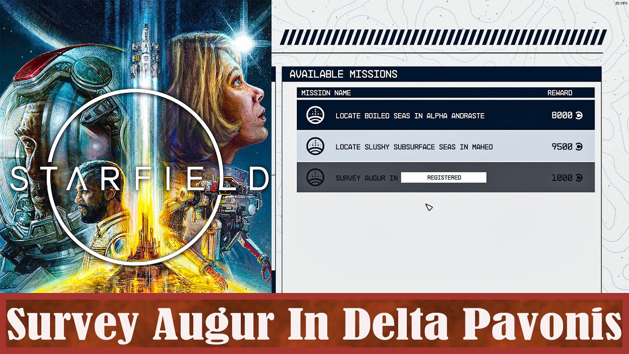 Survey Augur In Delta Pavonis: Starfield