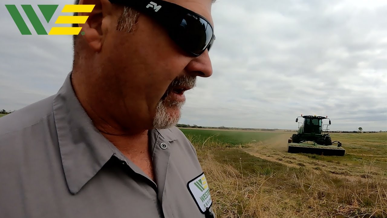 Larry's Life E10 | repairing John Deere W235 Swather AutoTrac that's not tracking