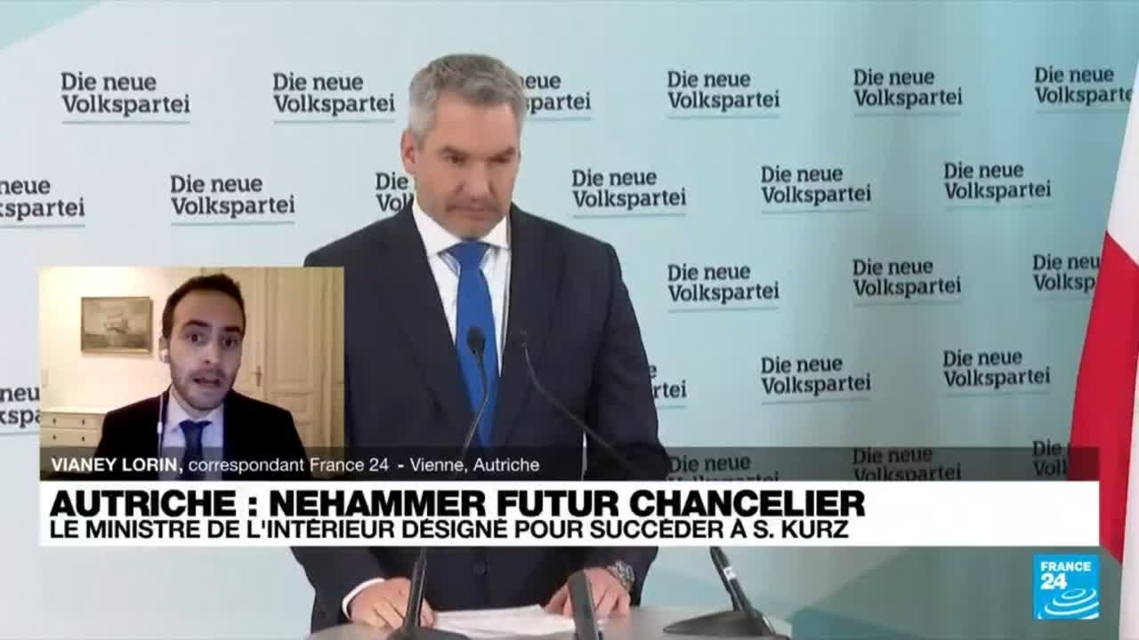 Autriche : le ministre de l'Int&eacute;rieur Karl Nehammer choisi pour devenir nouveau chancelier