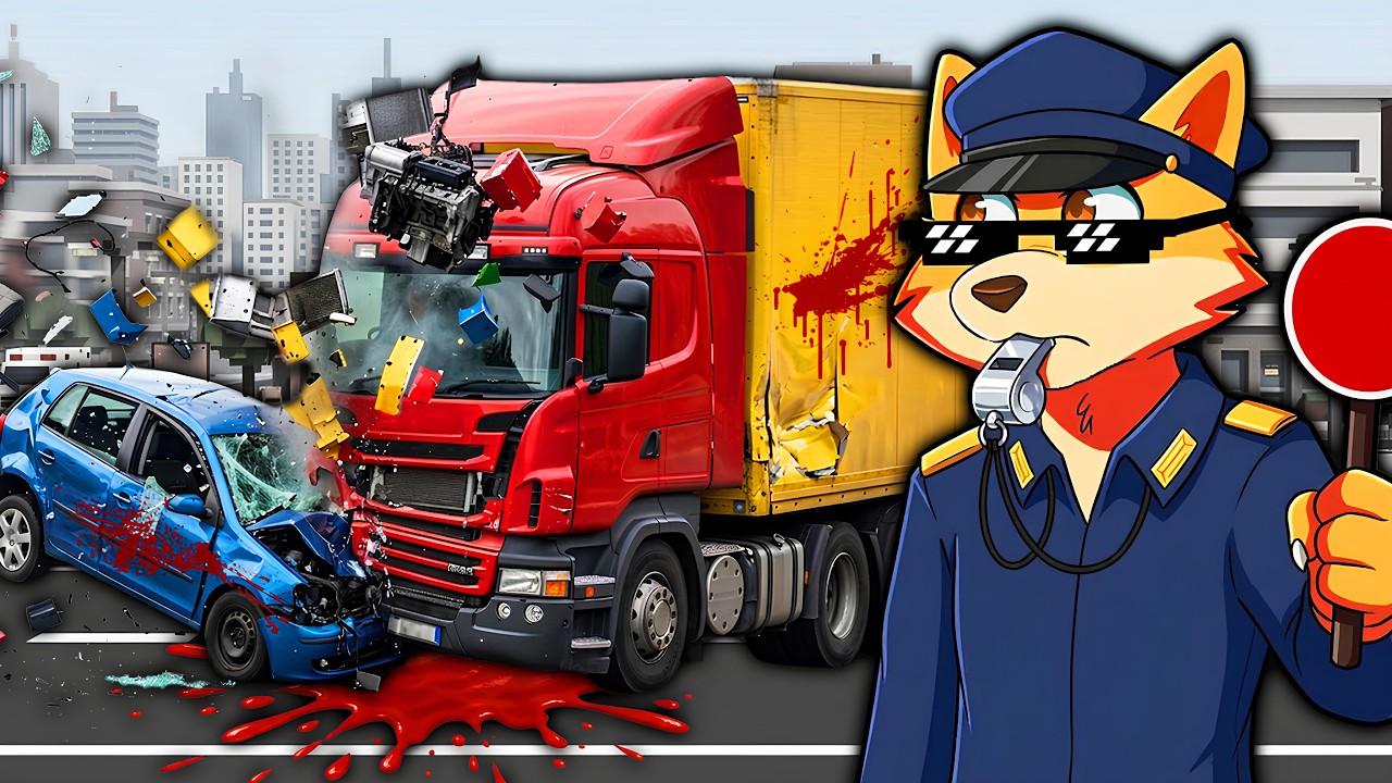 DIVENTO UN VIGILE MA CAUSO SOLO INCIDENTI STRADALI...