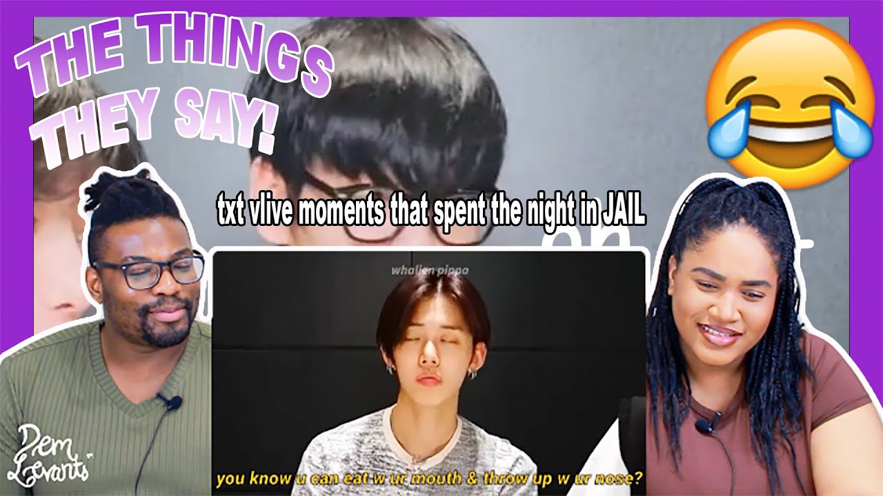 TXT vlive moments that spent the night in JAIL| REACTION