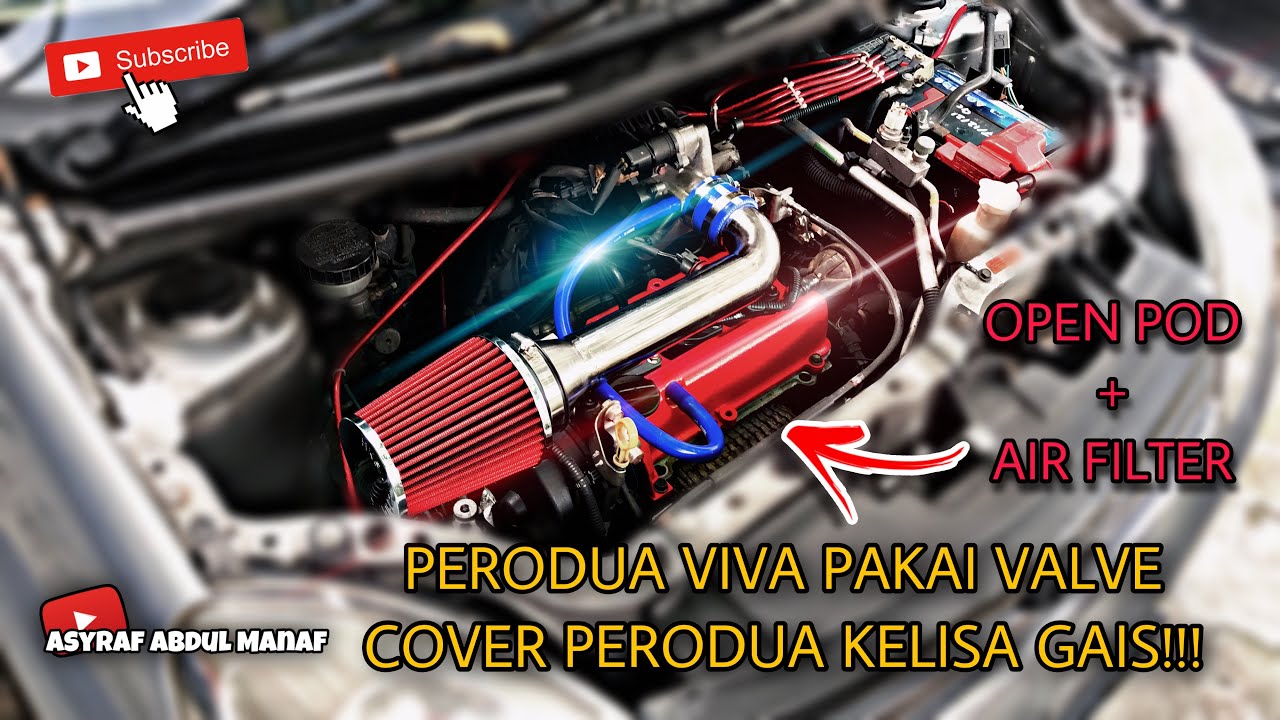 Perodua Viva pakai Valve Cover Per.Kelisa | Tambah Pickup dan Enjin lebih kemas | Projek Viva