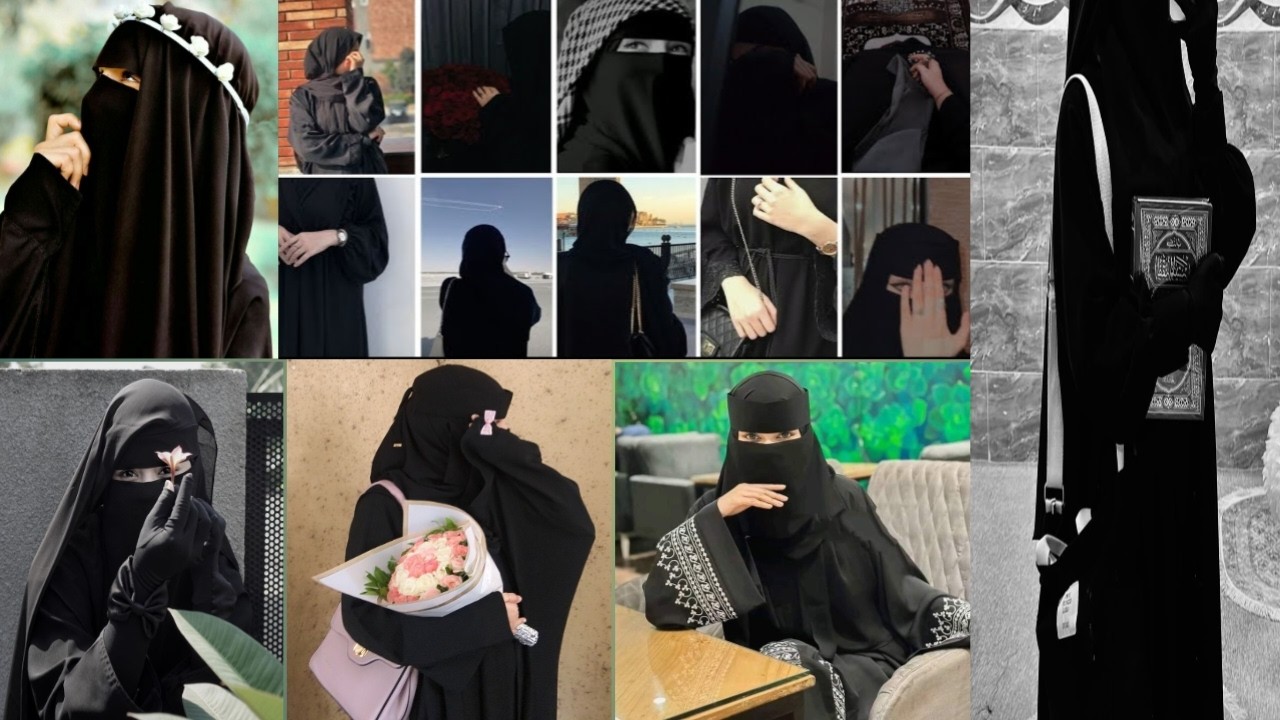 🎀Black Hijab Girl Profile Picture for WhatsApp and Facebook🌹 | New hijab dp@Dpzcollection-v8s
