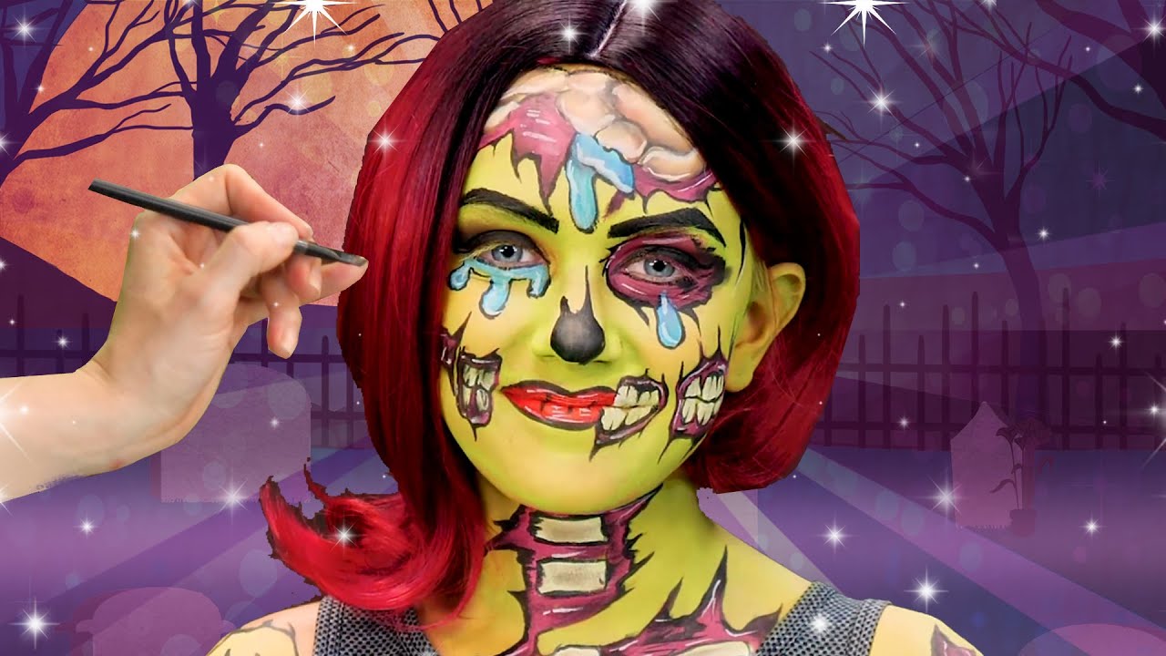 SPOOKY Zombie Face Paint! | We Love Face Paint
