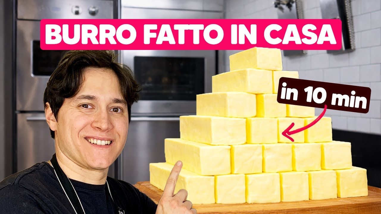 Come fare il BURRO IN CASA con 1 solo ingrediente 🧈​