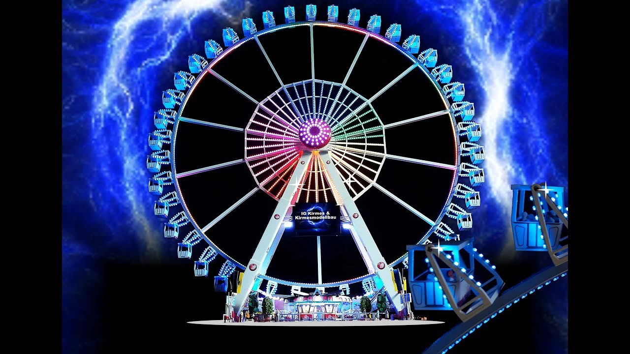 IG Kirmes & Kirmesmodellbau - Steiger-Riesenrad im Maßstab 1:87