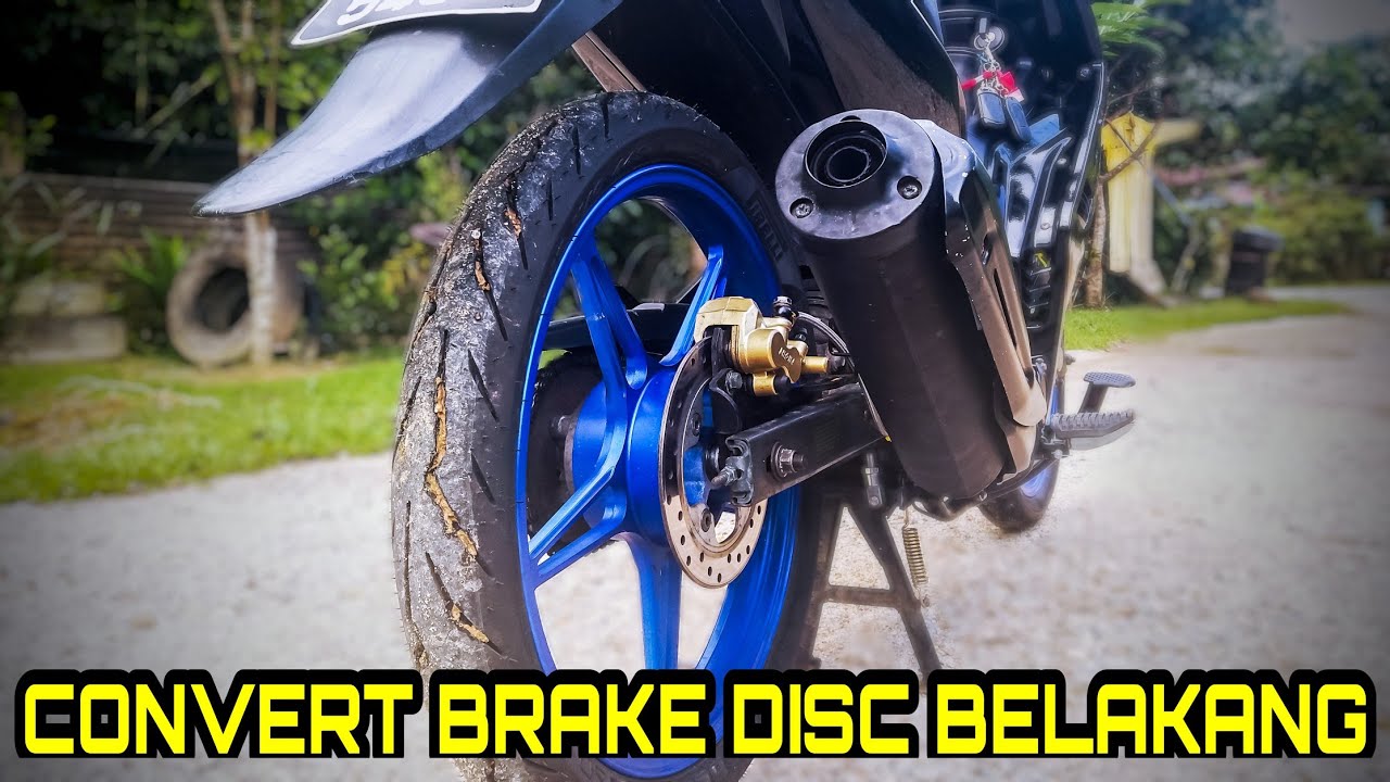 #12 | Cara Convert Brek Disc Belakang Pada LCV1 (Set Brake Ytec Cutting 125ZR)