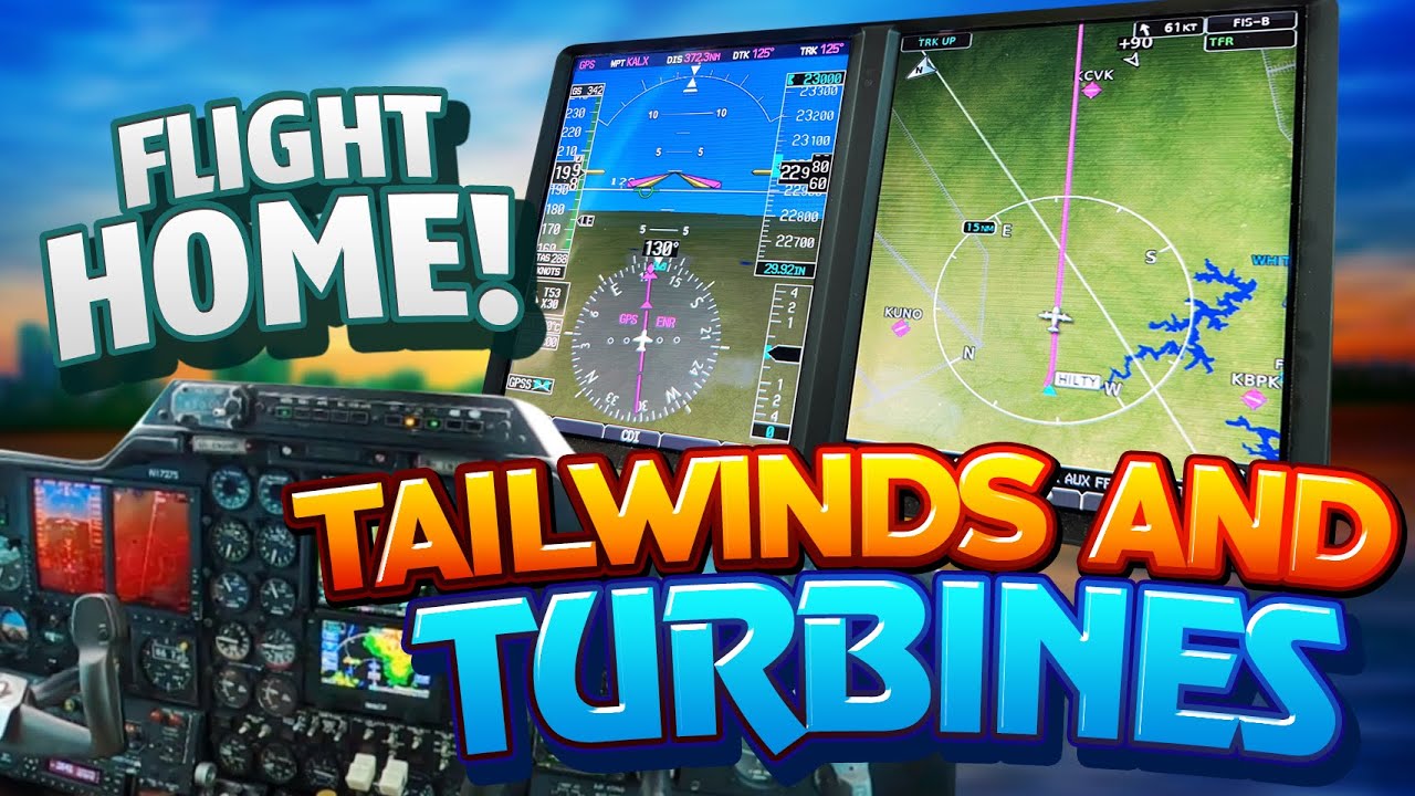 Tailwinds and Turbine - Mitsubishi MU-2 Flight Home #4k