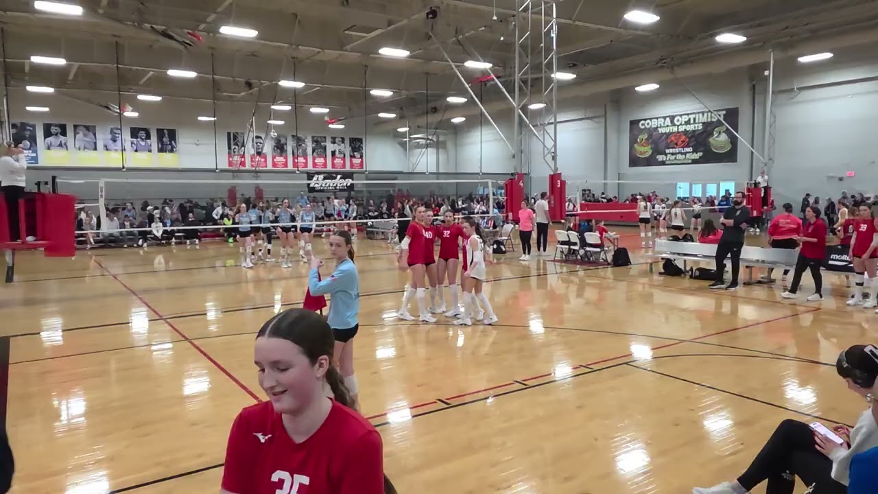 Northern Lights 14-Red VS VCN 1st game, 2nd set