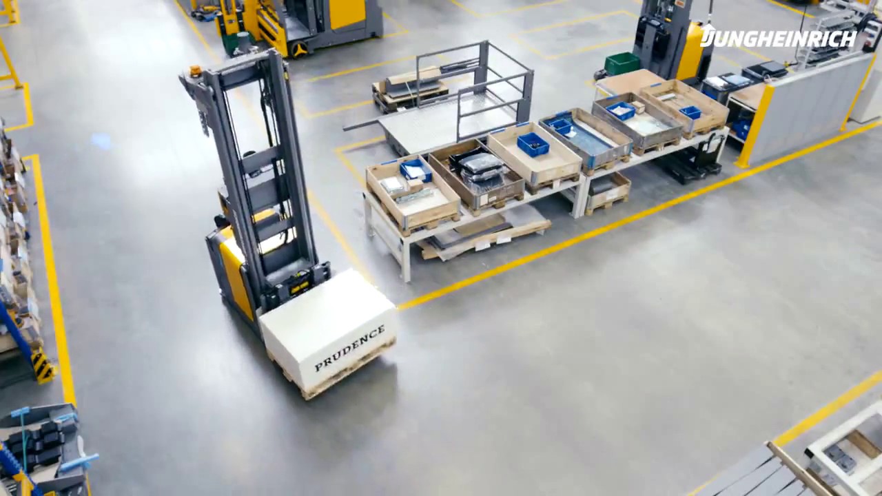 Zo zorgen Jungheinrich AGV's voor meer veiligheid in het magazijn.
