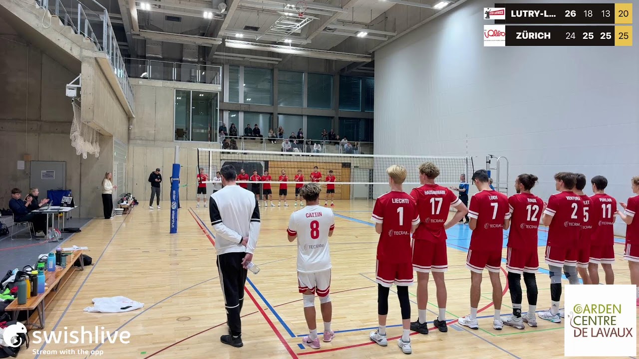 Live mit der Swish Live-App
LUTRY-LAVAUX VS ZÜRICH