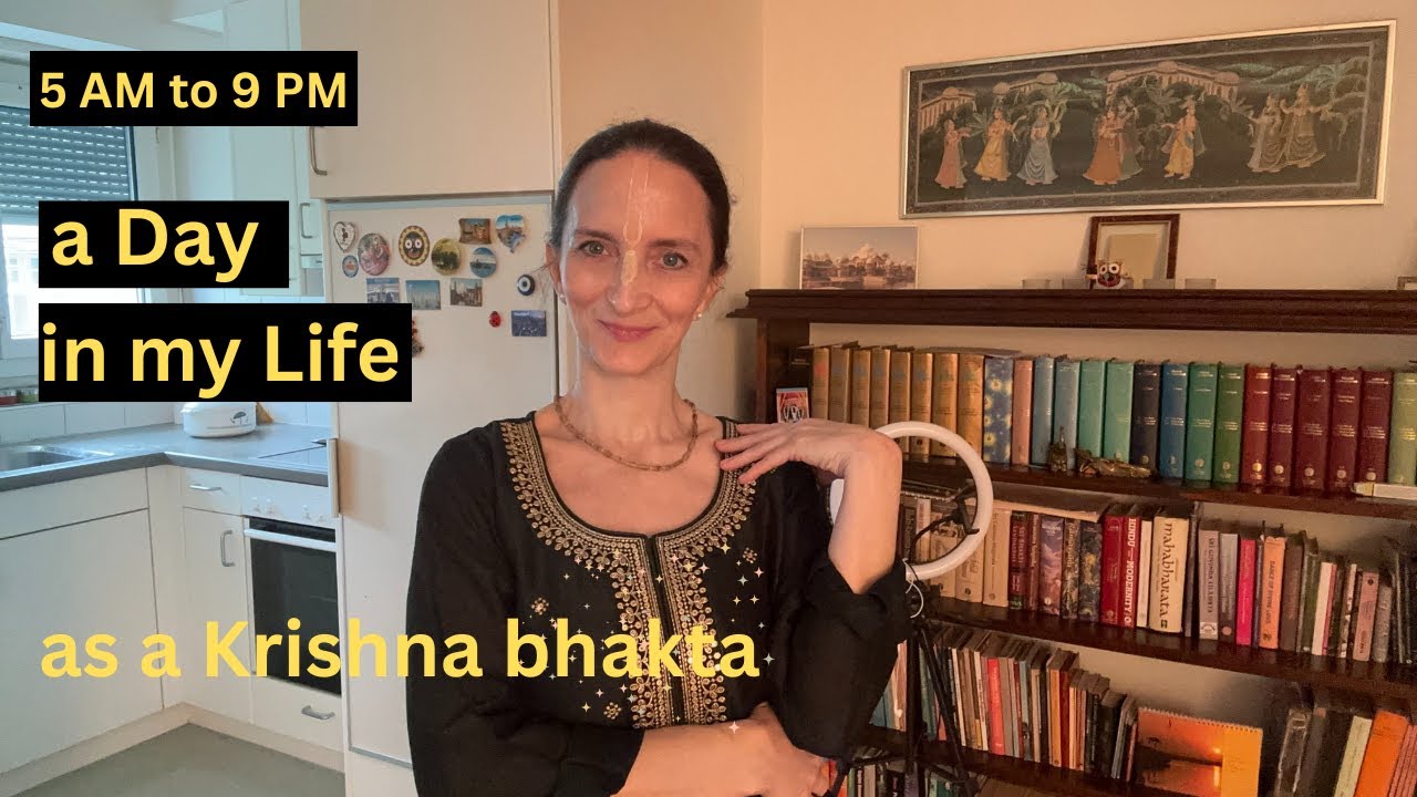 С 5 утра до 9 вечера. День из моей жизни как бхакты Кришны 🚩