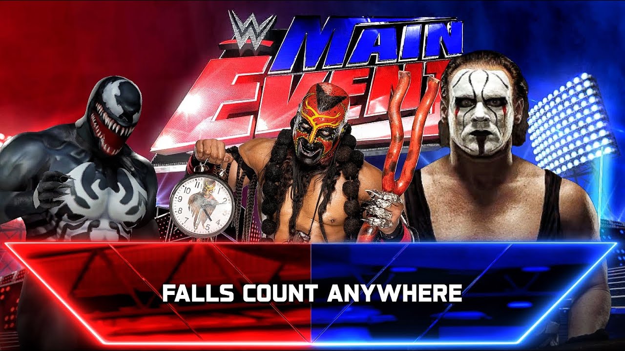 Venom Vs Boogeyman Vs Sting - Extreme Rules Match At WWE MAIN EVENT