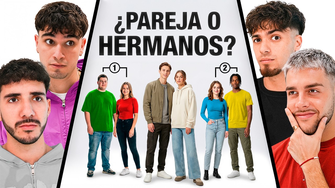 Adivina La Pareja de Novios VS Pareja de Hermanos!