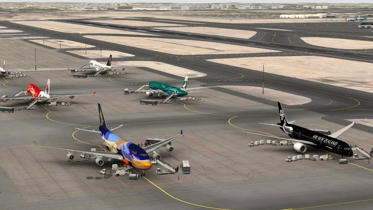 MUSCAT Airport Gameplay #12 | Plane Spotting | World of Airports