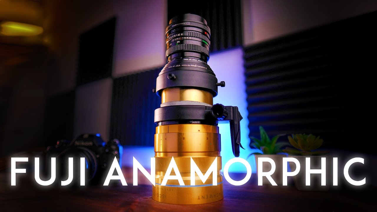 DIY ISCO ANAMORPHIC Projector Lens Build For Fujifilm