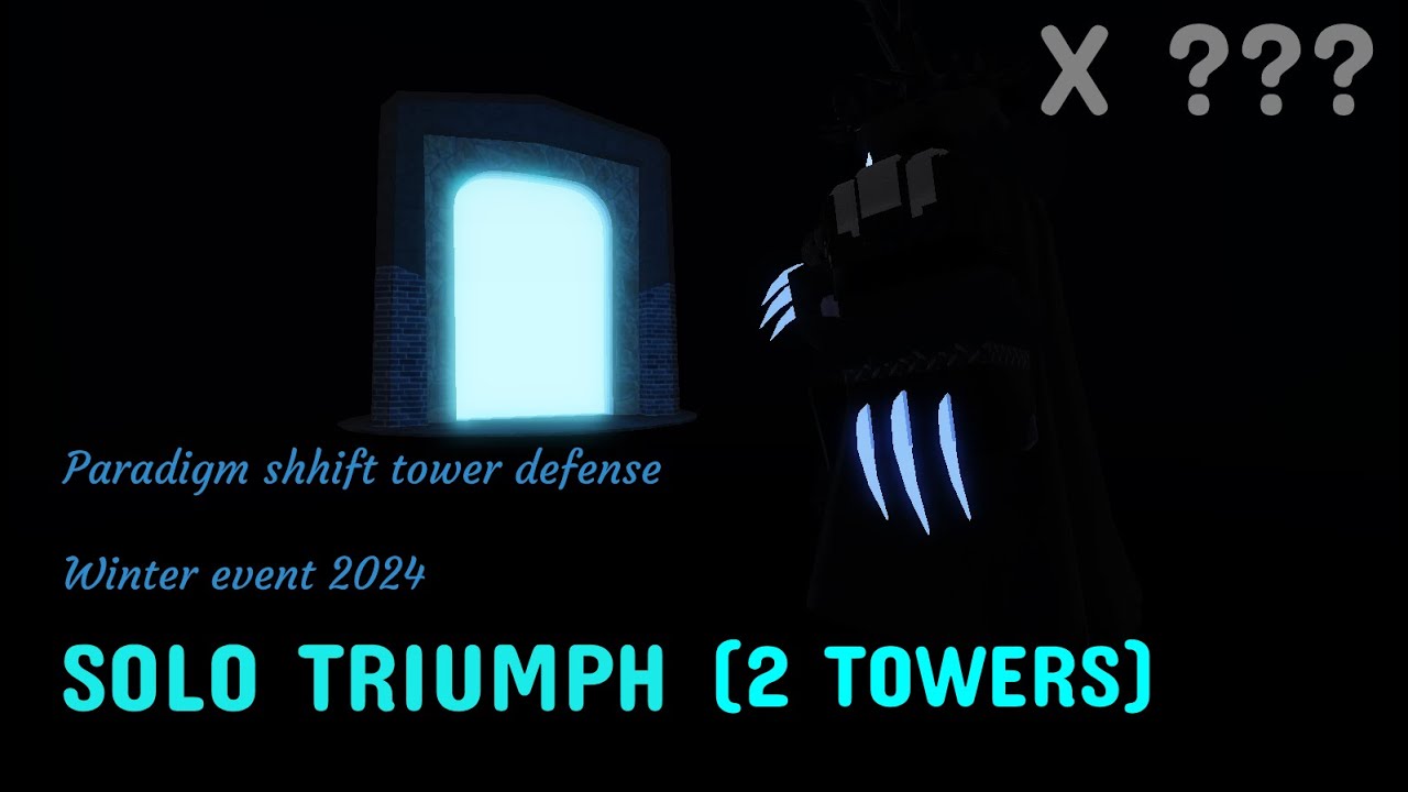 Paradigm shift tower defense. SOLO WINTER WITH 2 TOWERS. but seems like something weird is happening